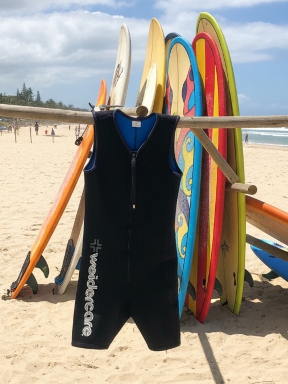 Wet suit water, sports surfing